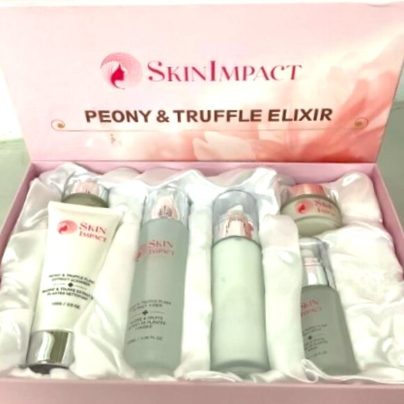 NIB SkinImpact Peony & Truffle Elixir 7-Piece Set - Picture 10 of 10